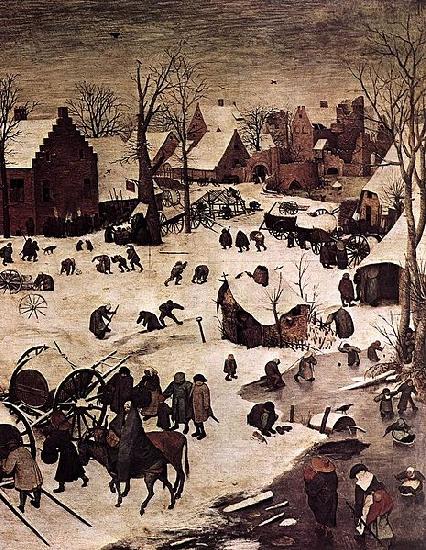 Pieter Bruegel the Elder The Census at Bethlehem oil painting picture